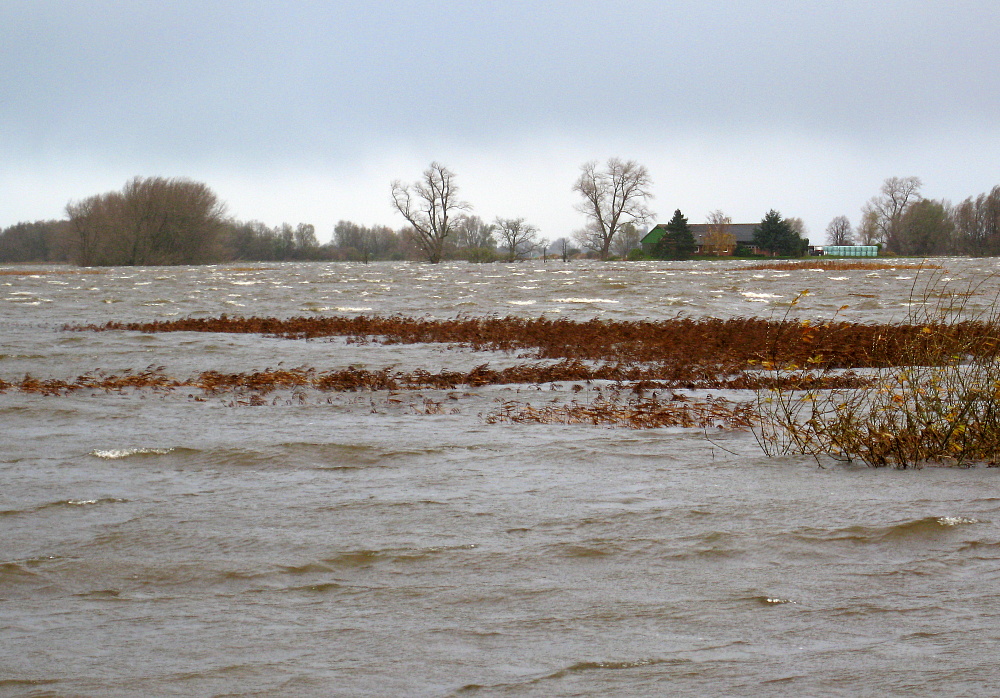 Sturmflut an der Weser