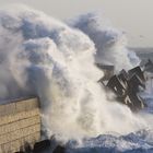 Sturmflut auf Helgoland