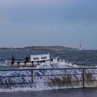 Sturmflut auf Helgoland