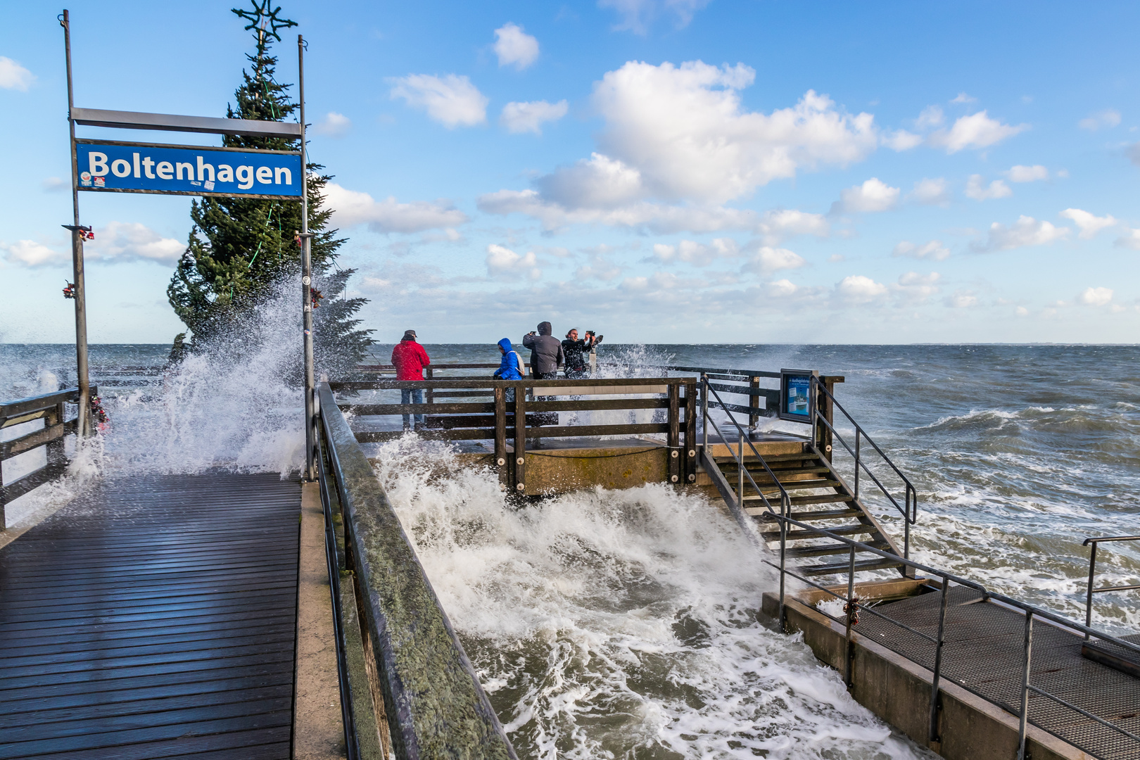 Sturmflut in Boltenhagen Foto & Bild | landschaft, meer ...