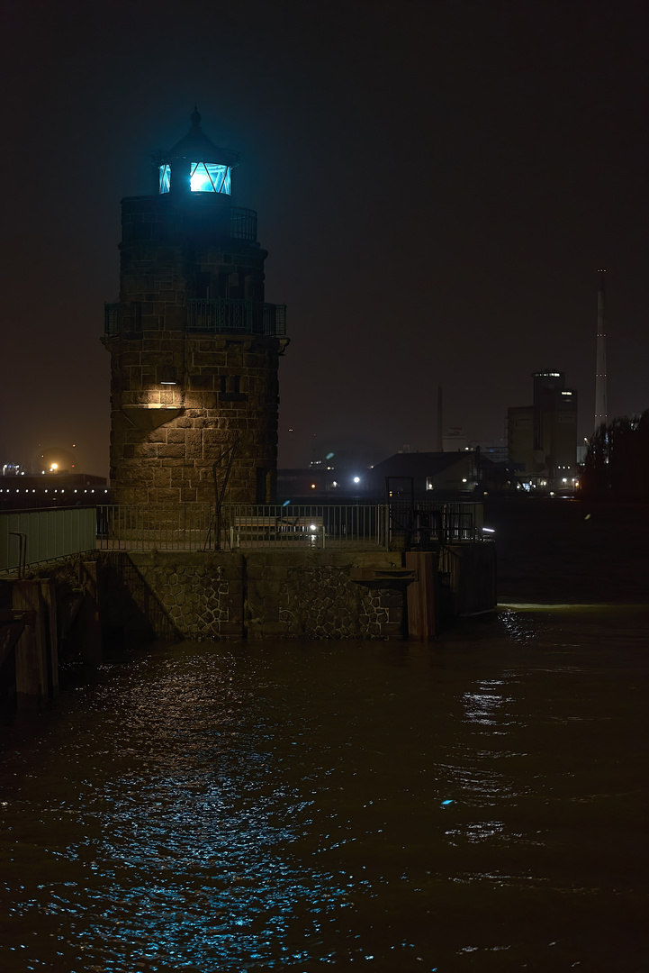 Sturmflut in Bremen bei Nacht 06