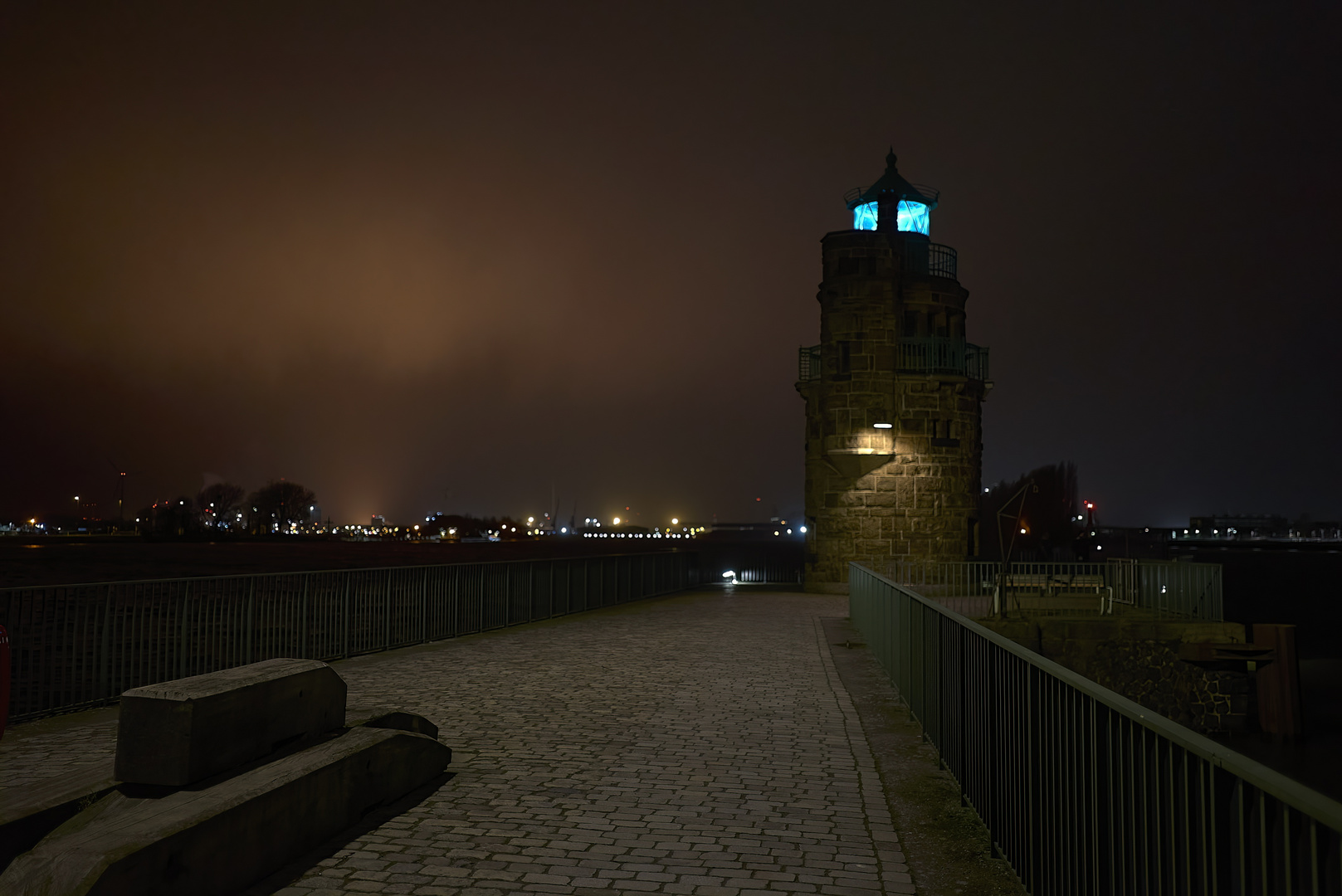 Sturmflut in Bremen bei Nacht 15