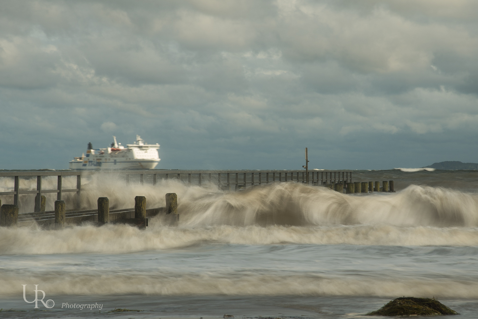 Sturmflut in Travemünde