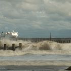 Sturmflut in Travemünde