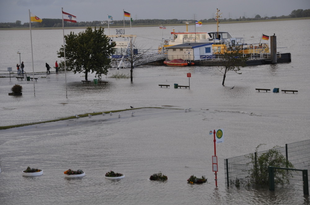 Sturmflut ist einfach etwas mehr Wasser