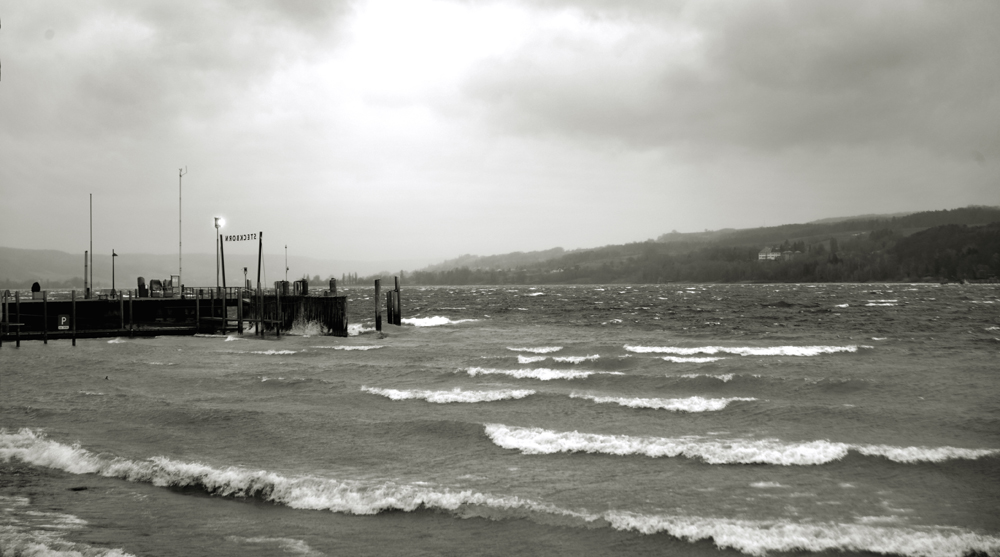 Sturmtag am Untersee