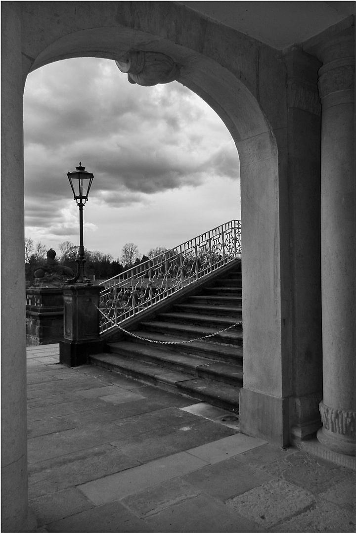 Sturmtief Bennet in Pillnitz