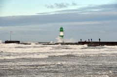 Sturmtief "Bernd" in Warnemünde