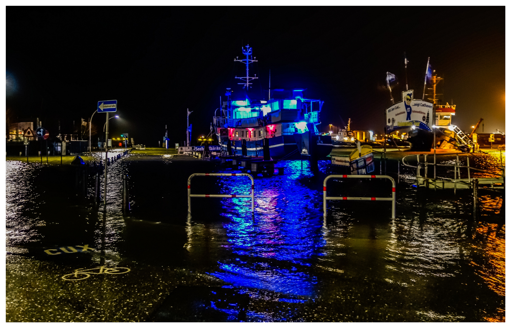 Sturmtief Nadia in Cuxhaven 