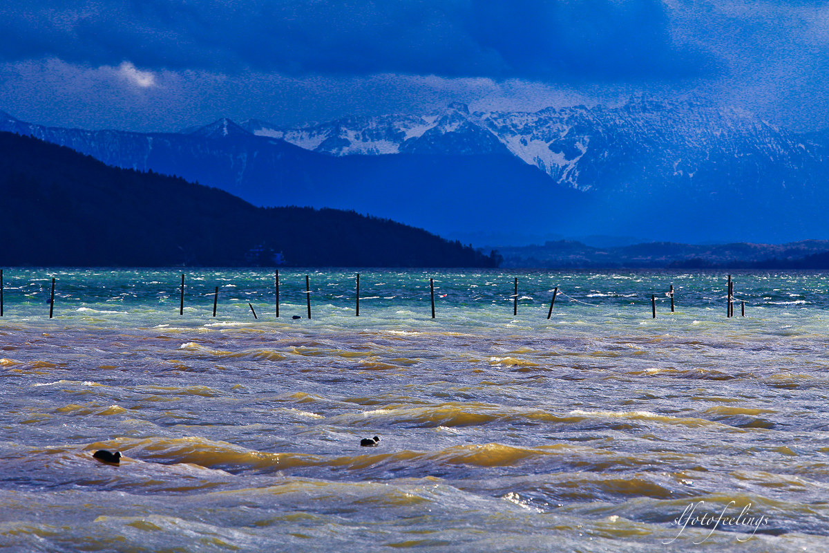 Sturmtief Stimmung am See