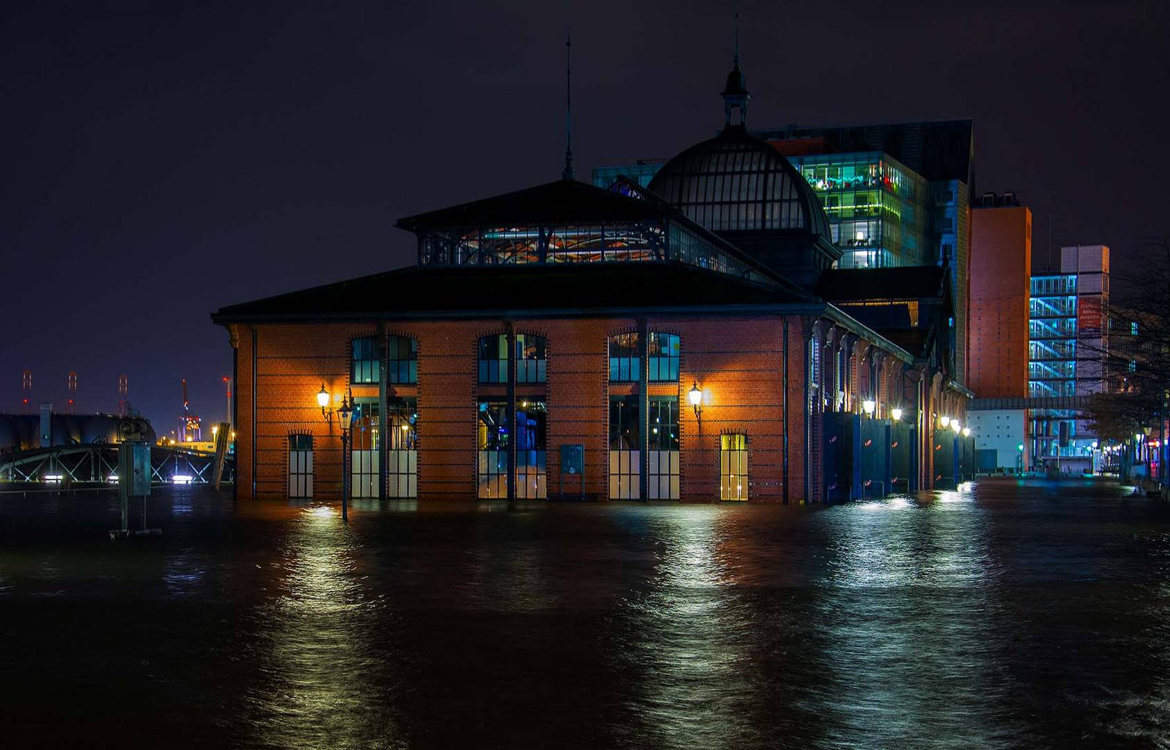 Sturmtief "Xaver" und der Altonaer Fischmarkt