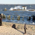 Sturmtief "Zeetje" am 2. Januar 2019 in Warnemünde (1)