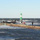 Sturmtief "Zeetje" am 2. Januar 2019 in Warnemünde (2)