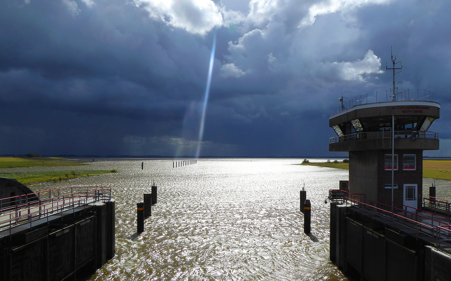 Sturmwetterfront vom Störsperrwerk