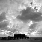 Sturmwolken über dem Meer