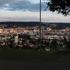 Stuttgart am Abend vom Bismarkturm