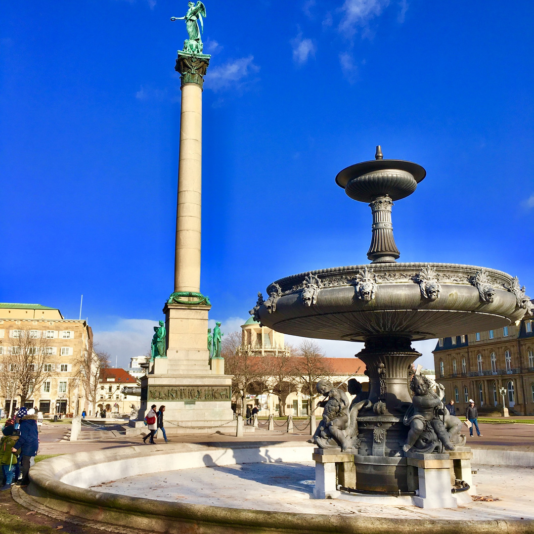 Stuttgart Ansichten im Januar 2019