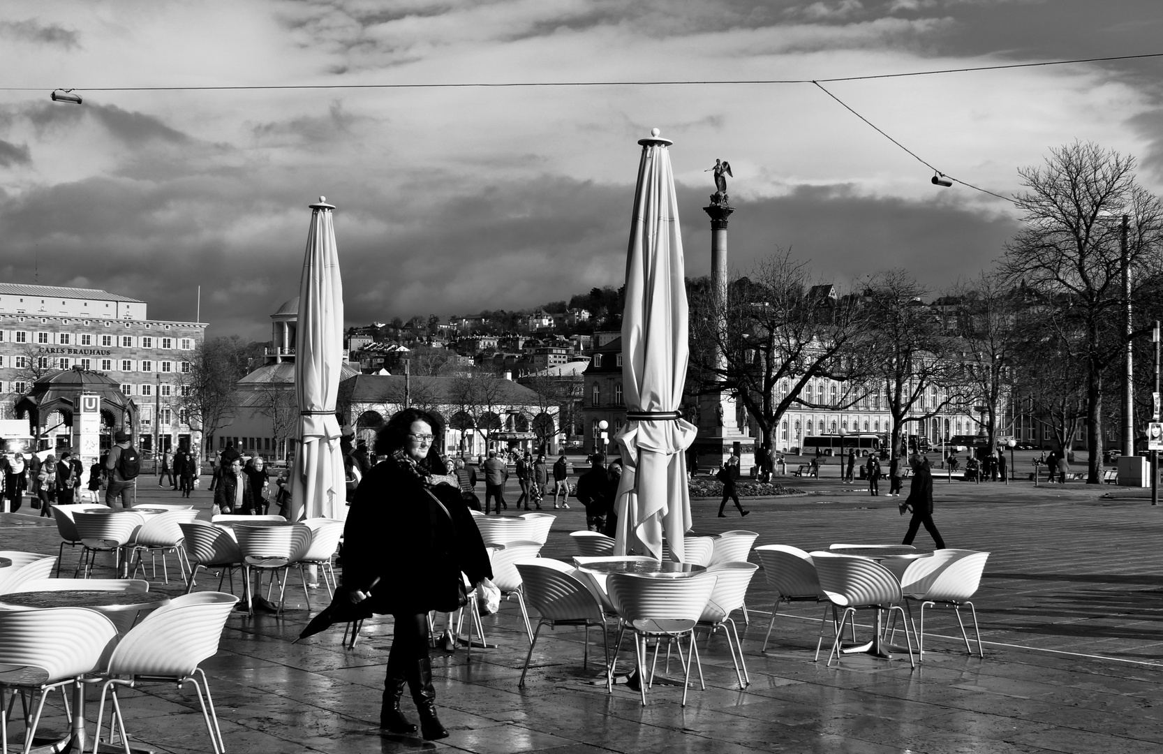 Stuttgart Ansichten zwischen Regen und Sonne