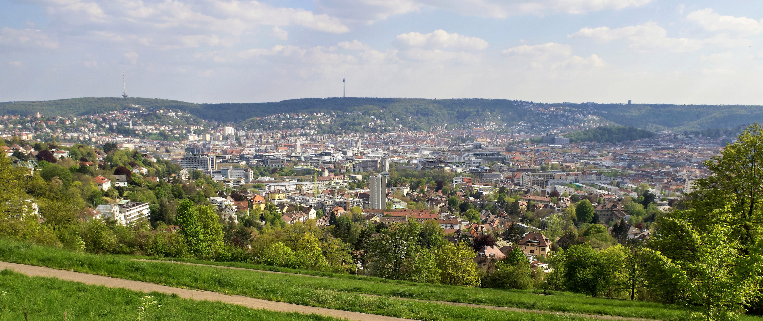 Stuttgart Aussicht vom Bismarckturm