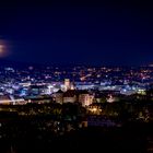 Stuttgart bei Mondlicht 