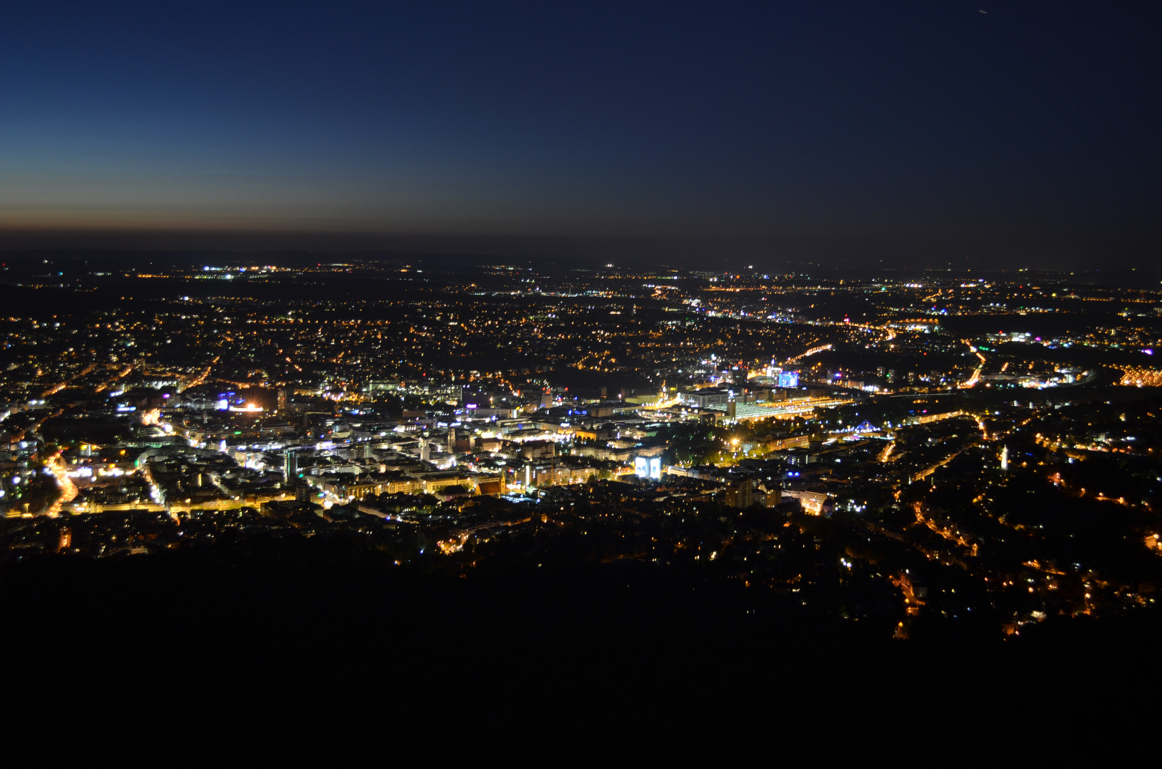 Stuttgart bei Nacht