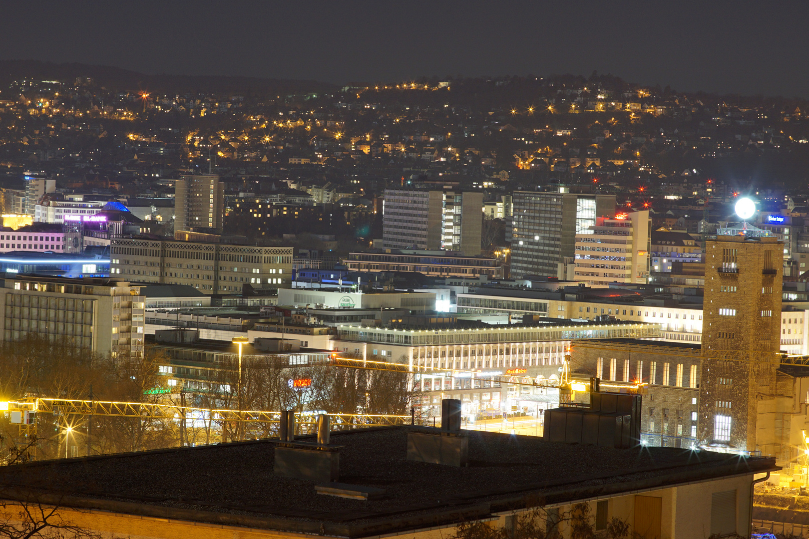 Stuttgart bei Nacht