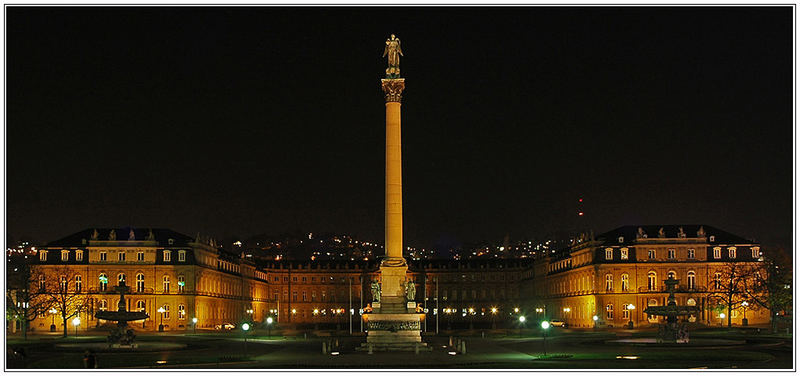 Stuttgart bei Nacht