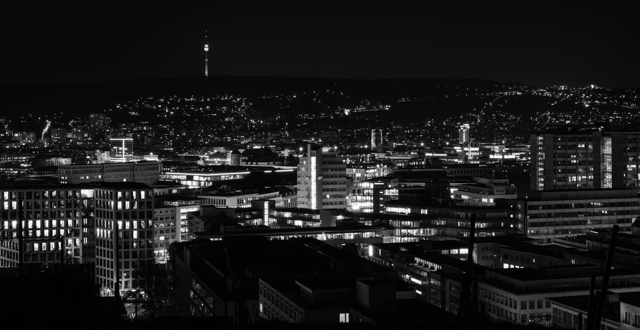 Stuttgart bei Nacht