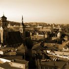 Stuttgart - Blick vom Rathausturm nach Norden