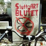 StuttgART Blutet  Spray