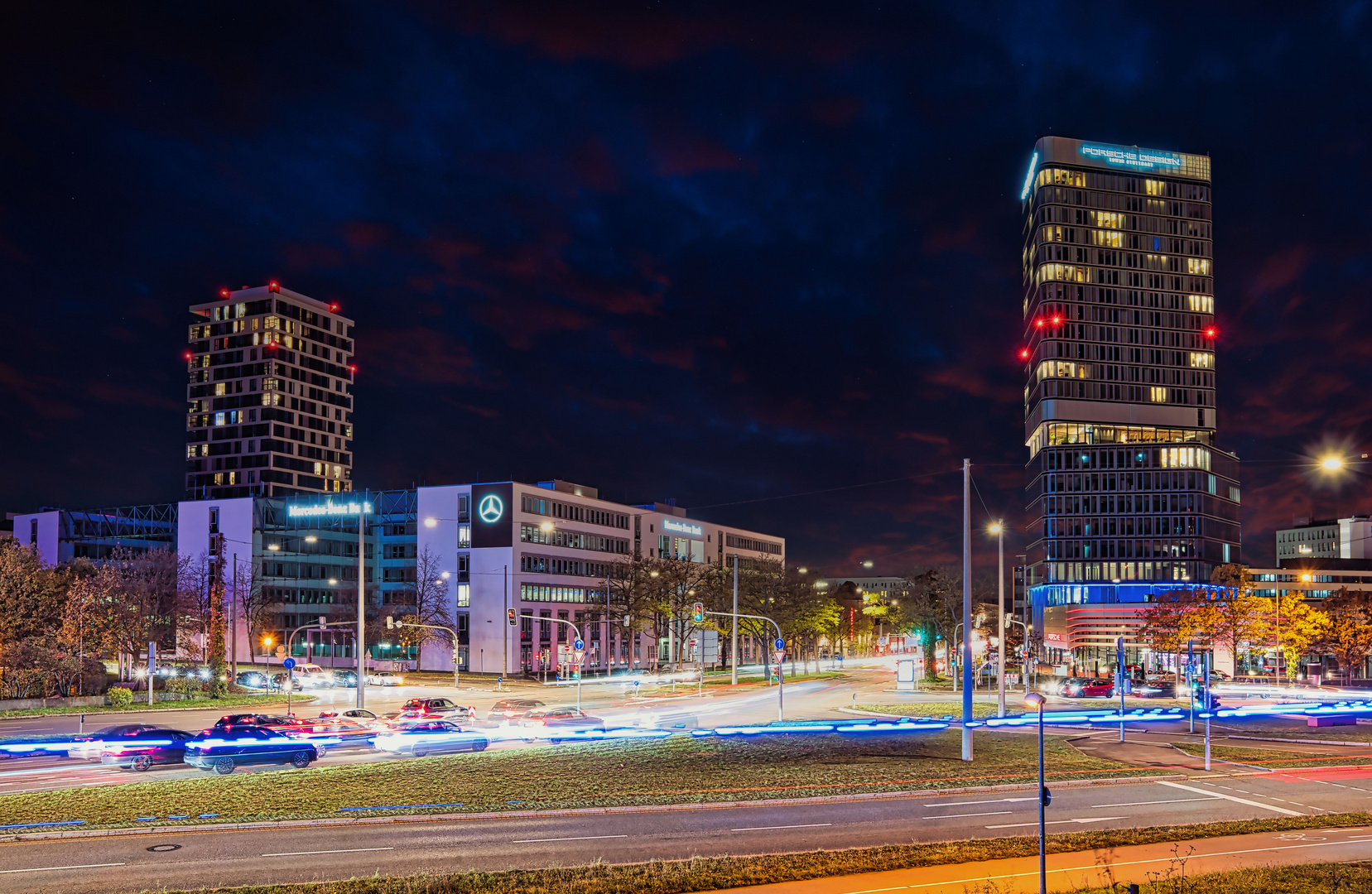 Stuttgart by night 