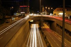 Stuttgart Charlottenplatz @ night