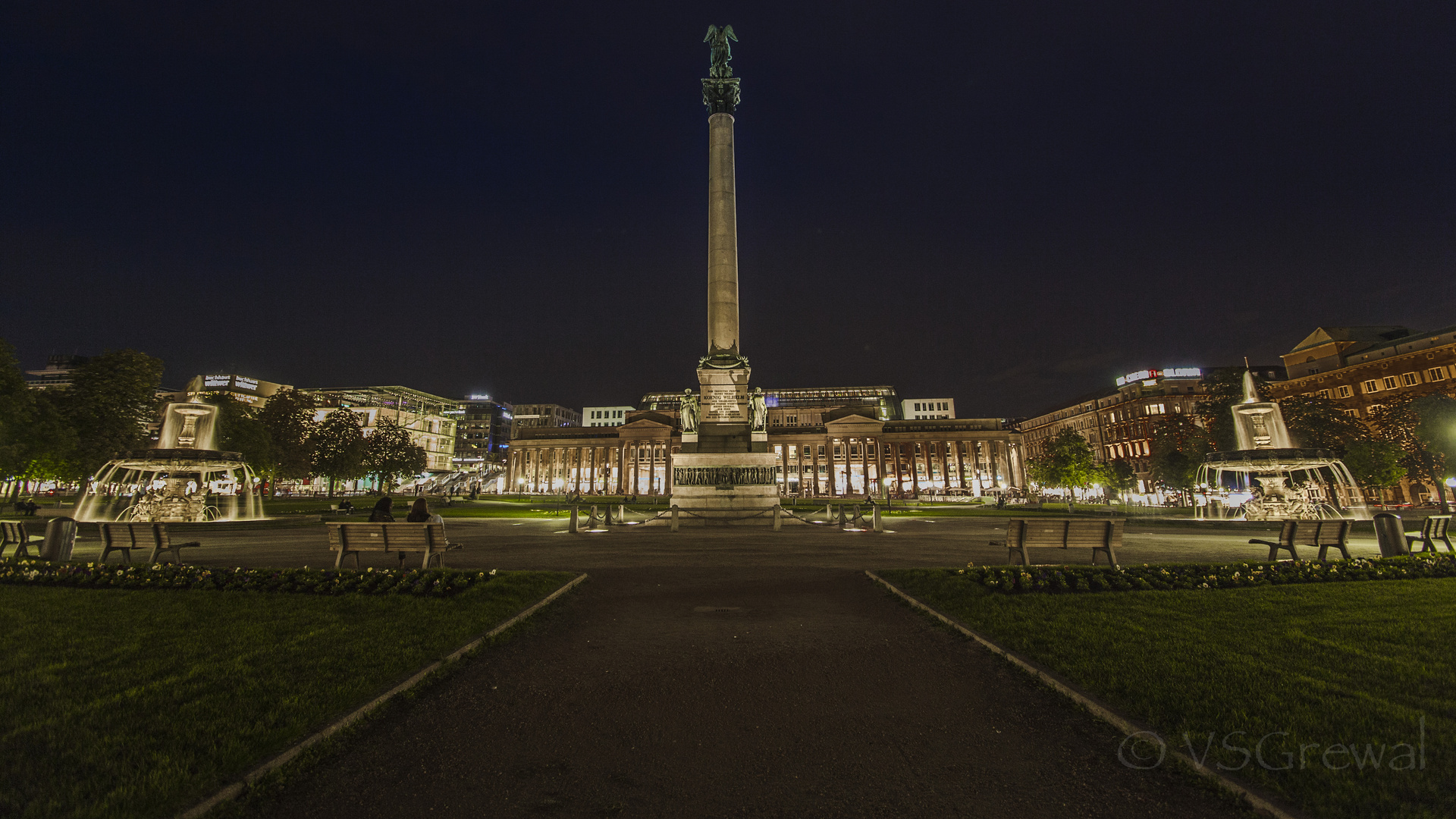 Stuttgart -Decorated with Light and Night