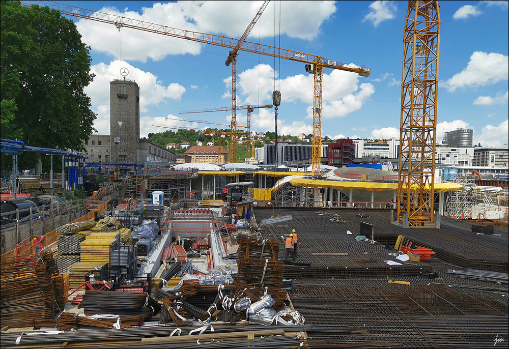 Stuttgart Hbf - Baustelle