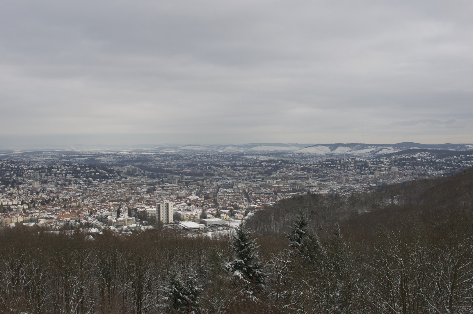 Stuttgart im Schnee