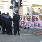 Stuttgart K21 ACHT plus EINER bewachen ... ein Plakat vom 16.6.11