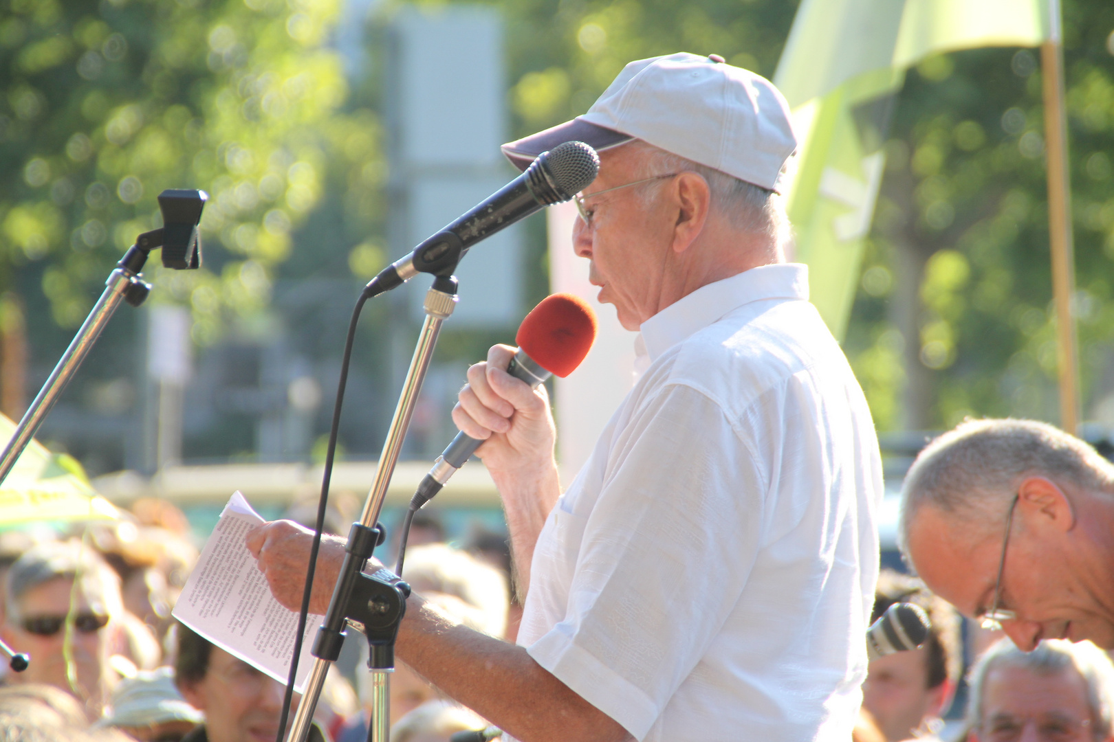 Stuttgart K21 prophetische Rede TURMBAU zu BABEL Modemo 21.Juli 2010