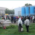 Stuttgart K21 vor dem Bauzaun an der Wasserfabrik AKTUELL 20.6.11