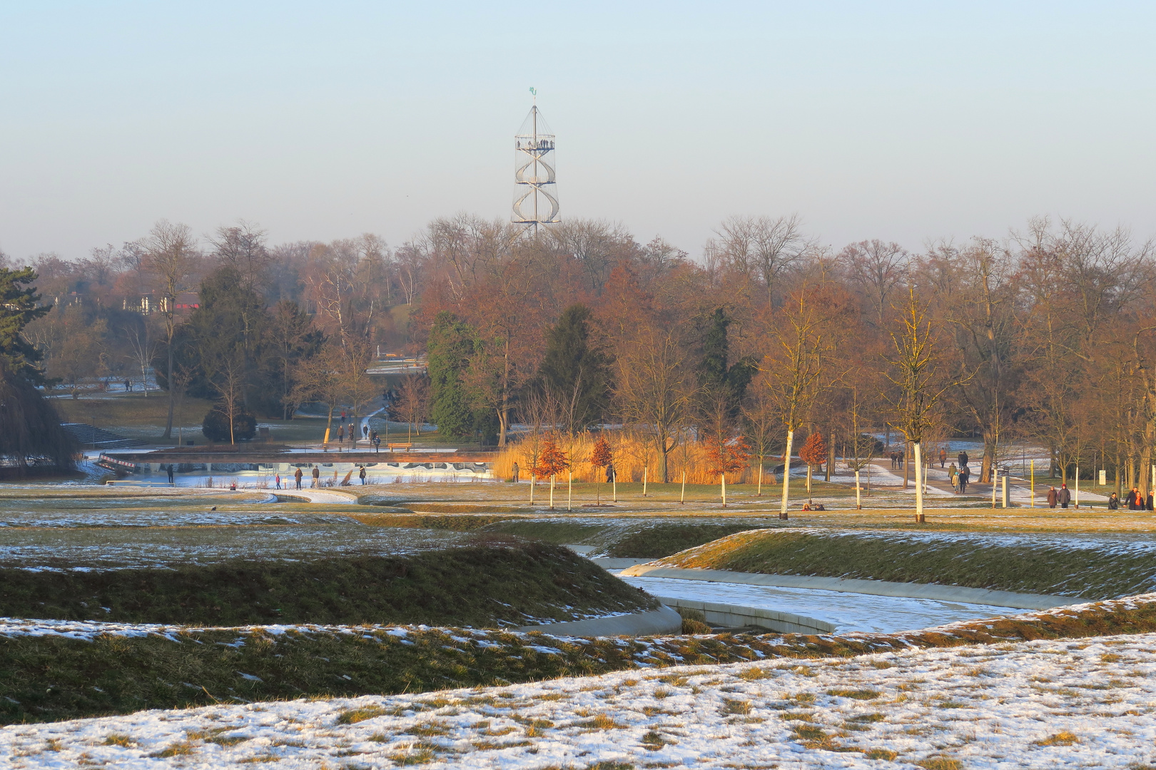 Stuttgart Killesbergpark im Winter