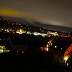 Stuttgart-Mühlhausen bei Nacht