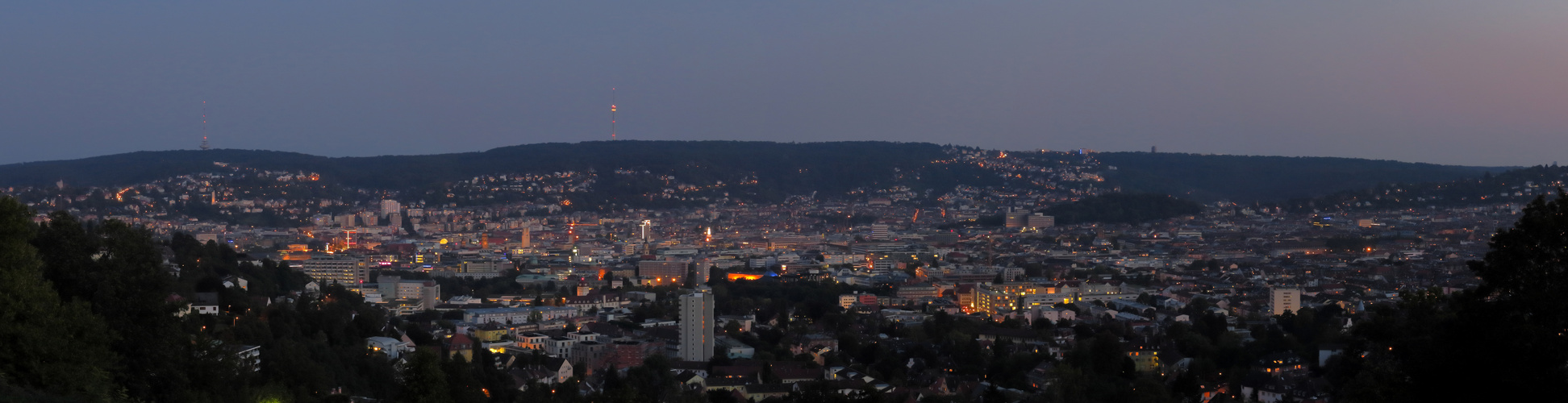 Stuttgart, Stadtblick vom Bismarckturm Nr.3