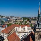 Stuttgart vom Turm der Stiftskirche - Richtung Osten