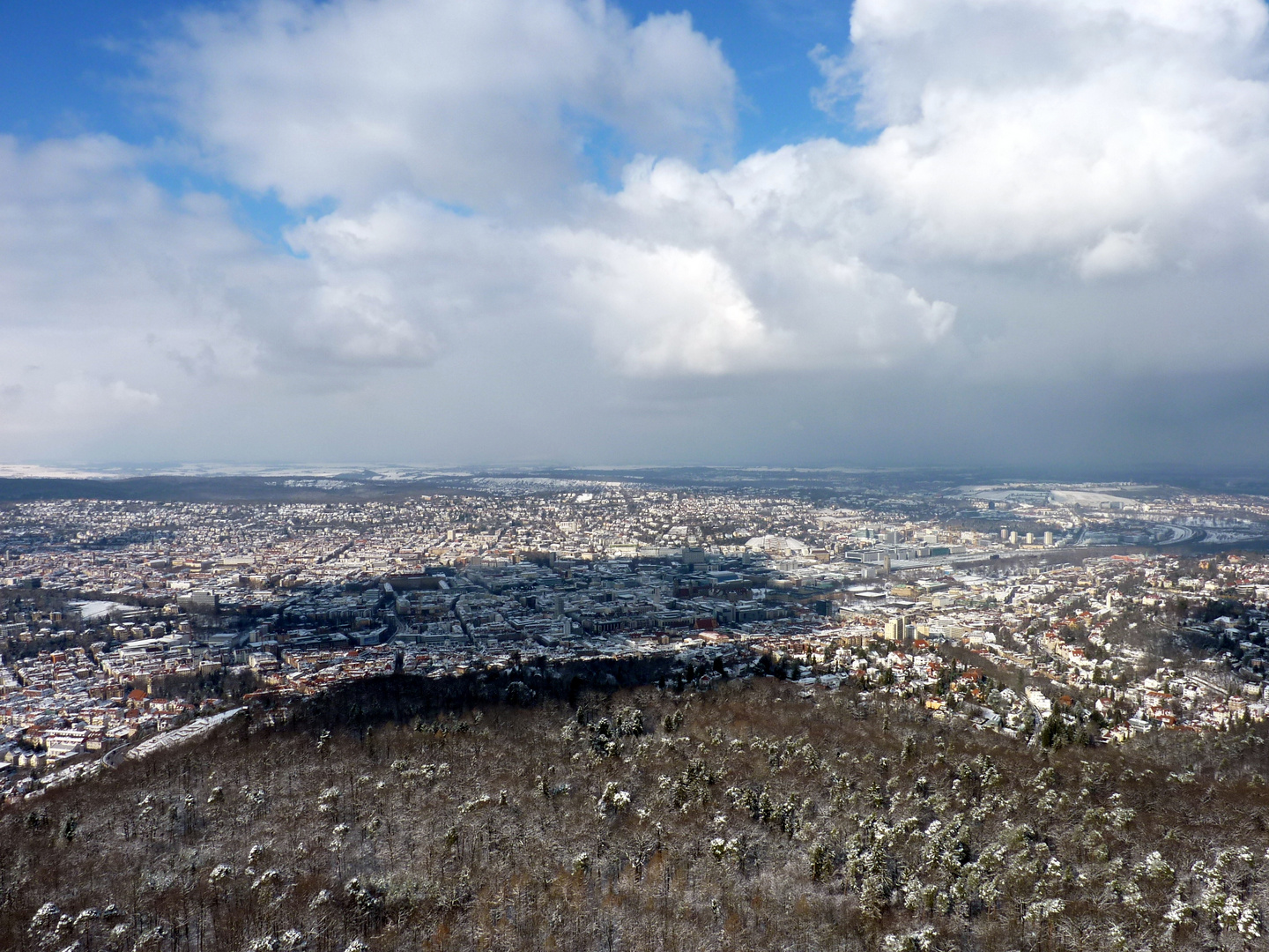 Stuttgart, vorherigen Winter