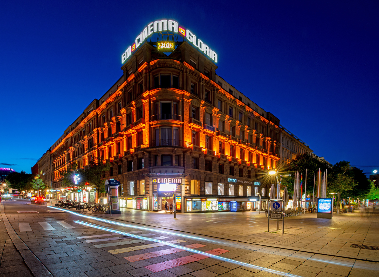 Stuttgart zur blauen Stunde