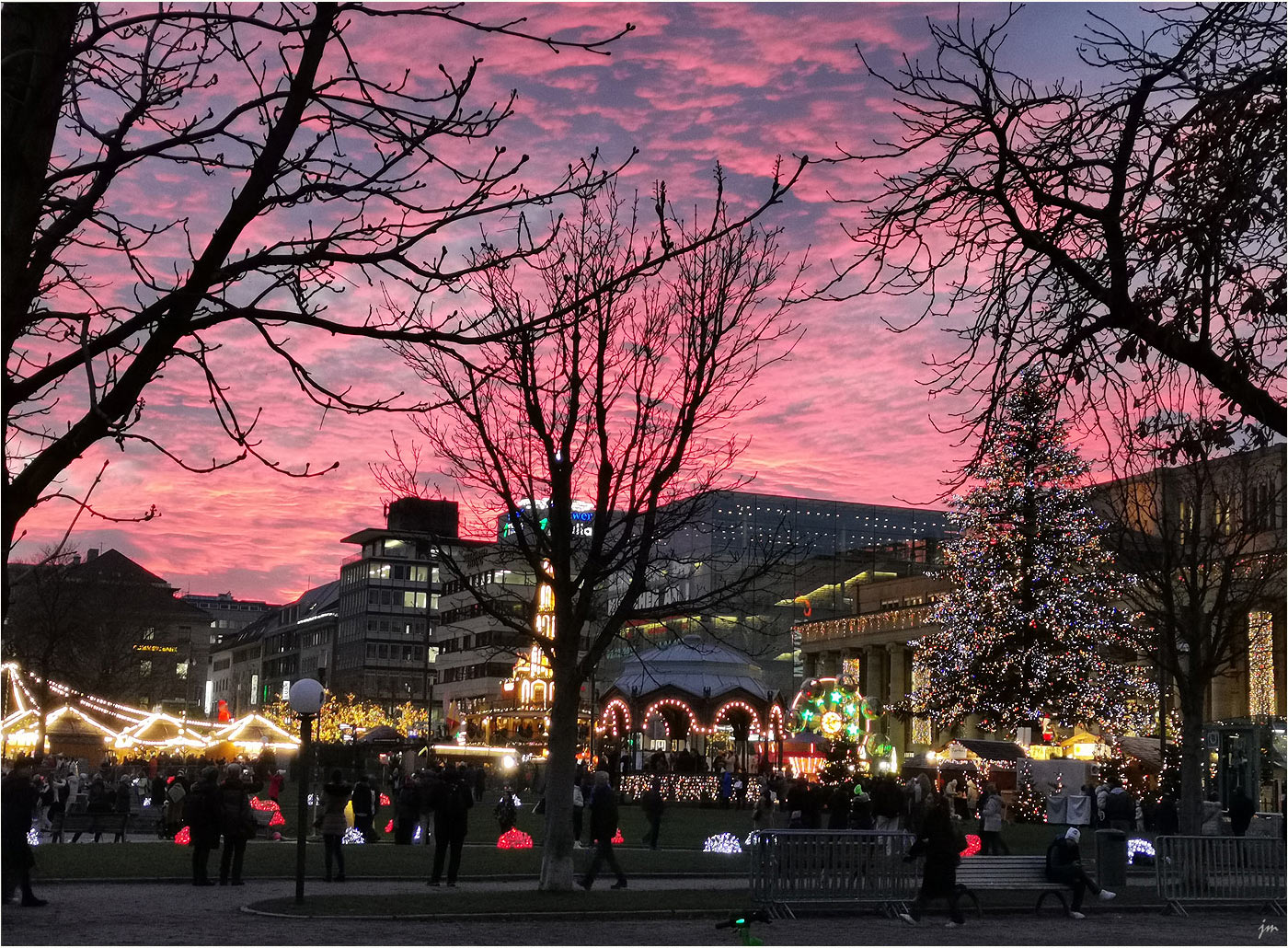 Stuttgarter Abendhimmel