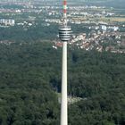 Stuttgarter Fernsehturm aus Luft