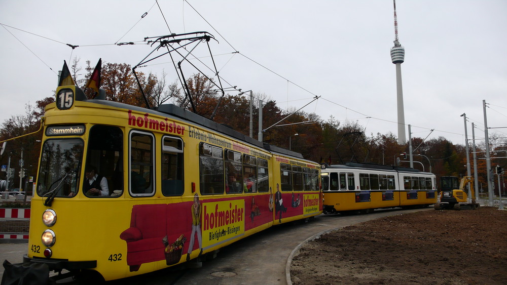 Stuttgarter Straßenbahn Linie 15 ist Geschichte