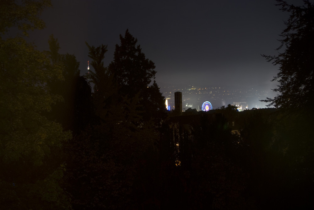 Stuttgarter Volksfest von meinem Fenster