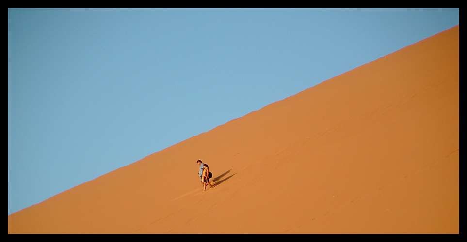 su e giù per le dune