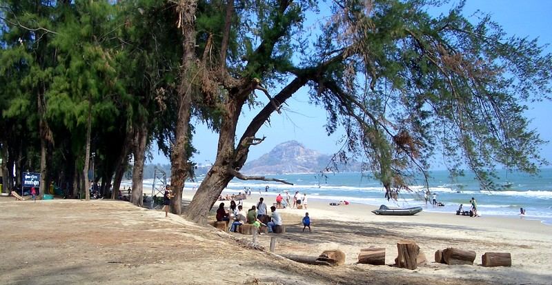 suan son ,8km suedlich von hua hin